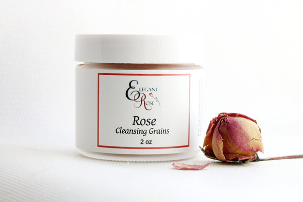 Rose Cleansing Grains, Natural Skin Care