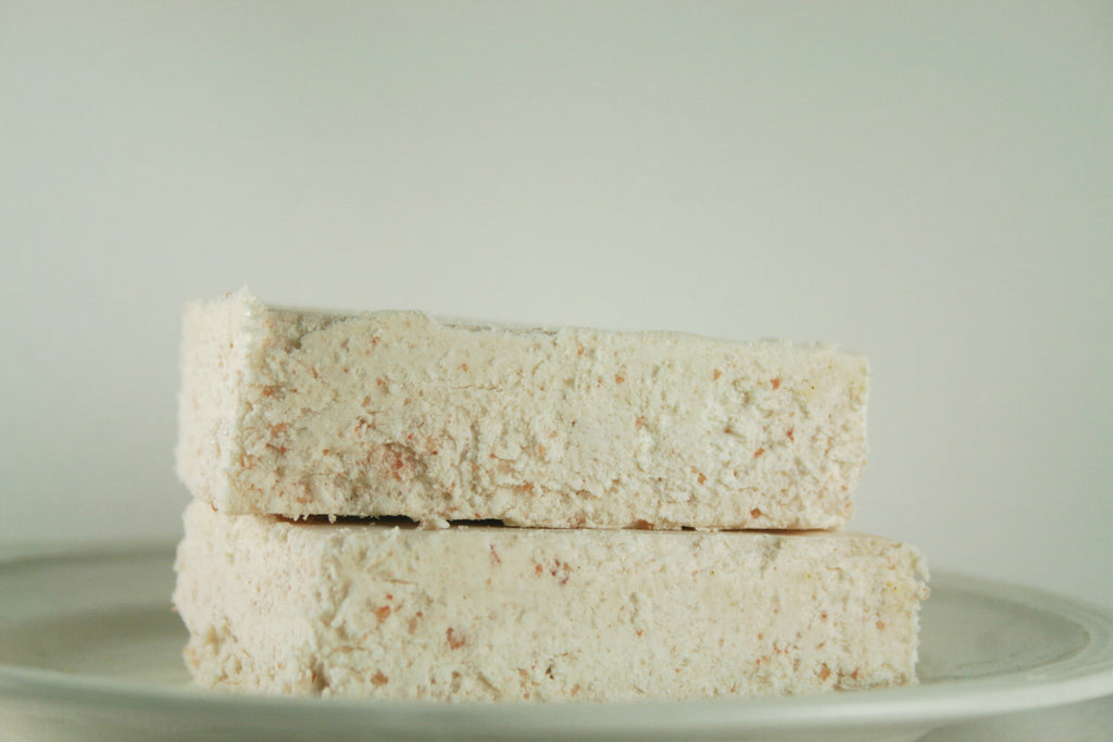 Rose Sandalwood Salt Soap - Babassu Salt Bar - Essential Oil Soap - Clear Naturals