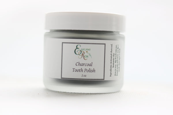 Charcoal Tooth Polish, Natural Tooth Powder, Clay Toothpaste