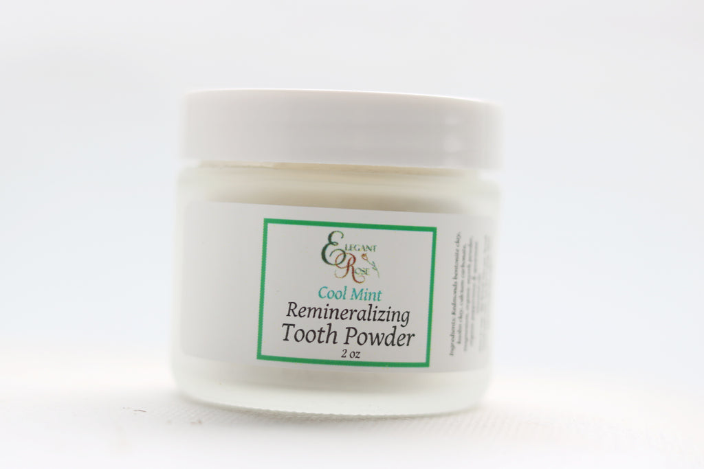Tooth Powder, Natural Remineralizing Tooth Powder, Clay Toothpaste