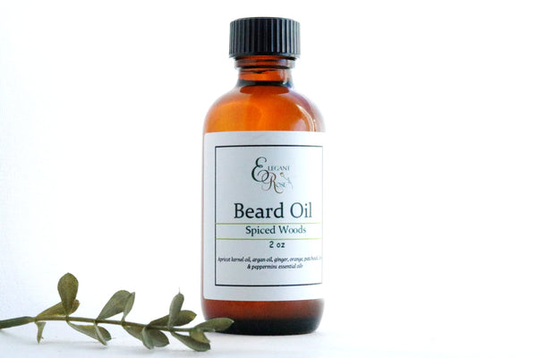 Spiced Woods Natural Beard Oil - Beard Conditioning Oil, Natural Man Beard Softener