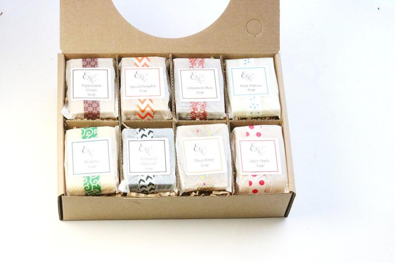 Holiday Soap Sampler Gift, Sampler Gift, Hostess Gift