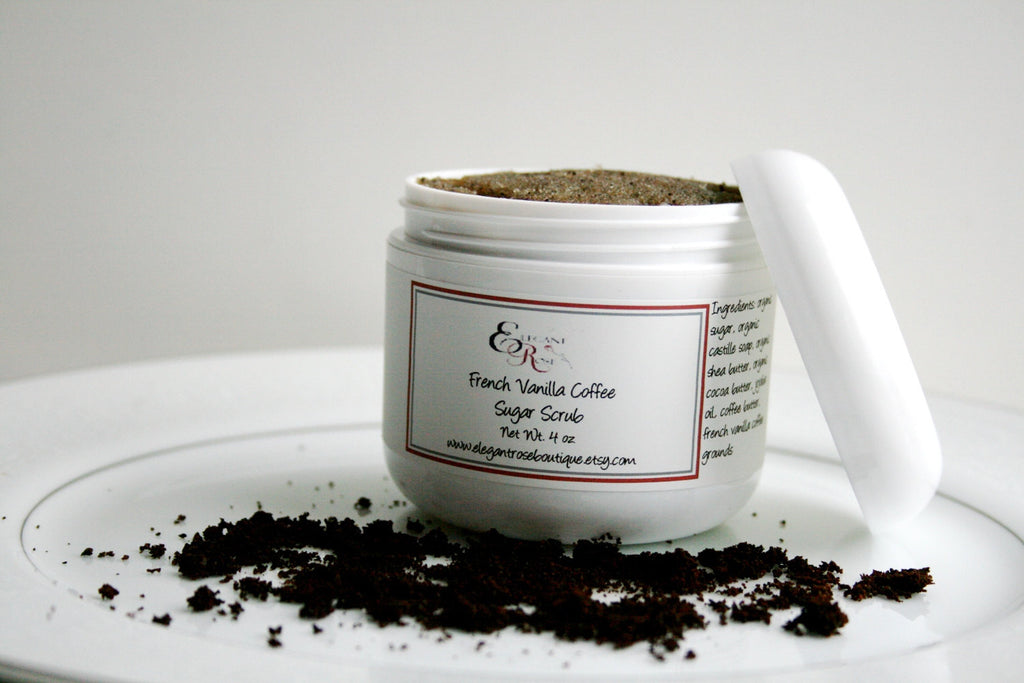 Organic French Vanilla Coffee Scrub - Clear Naturals